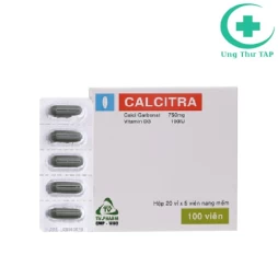 Calcitra TV.Pharm - Thuốc bổ sung calci và vitamin D3